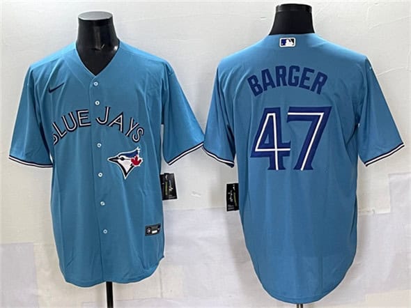 Toronto Blue Jays #47 Addison Barger Blue Cool Base Stitched Jersey