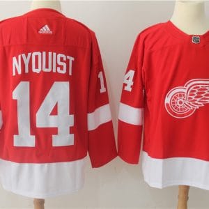 Detroit Red Wings #14 Gustav Nyquist Red Stitched Adidas Jersey