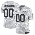 New York Jets Custom Arctic Camo 2024 F.U.S.E. Salute To Service Limited Stitched Jersey