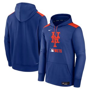 New York Mets Royal Collection Performance Pullover Hoodie