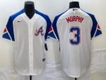 Atlanta Braves #3 Dale Murphy White 2023 City Connect Cool Base Stitched Jersey