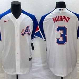 Atlanta Braves #3 Dale Murphy White 2023 City Connect Cool Base Stitched Jersey
