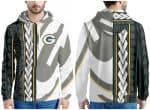 Green Bay Packers Green Black White Pullover Hoodie
