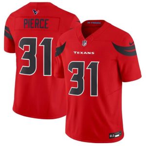 Houston Texans #31 Dameon Pierce Red 2024 Alternate F.U.S.E Vapor Stitched Jersey