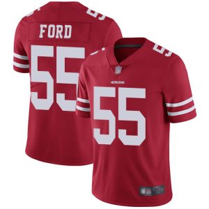 San Francisco 49ers #55 Dee Ford Red Vapor Untouchable Limited Stitched Jersey