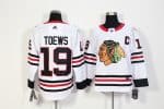 Chicago Blackhawks #19 Jonathan Toews White Stitched Adidas Jersey