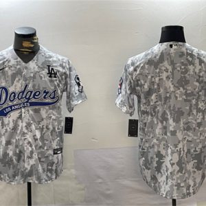 Los Angeles Dodgers Blank 2024 Arctic Camo Stitched Jersey
