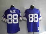 Mitchell Ness Vikings #88 Alan Page Purple Stitched Throwback Jersey