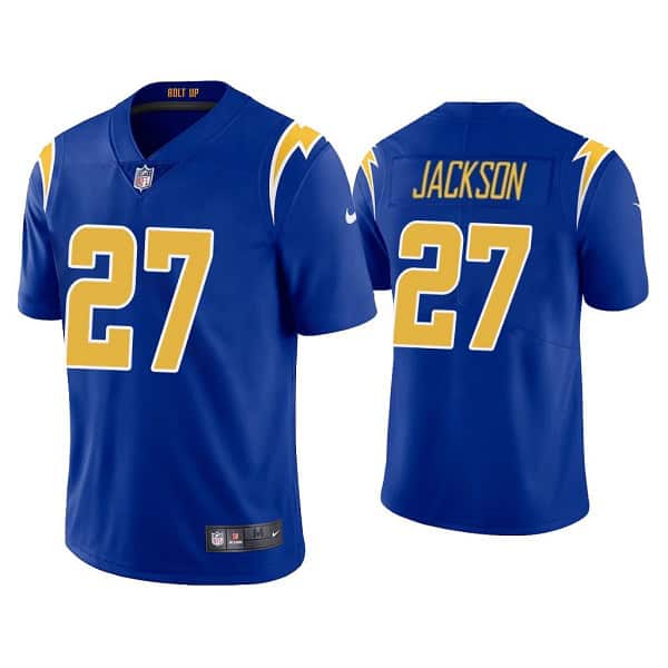 Los Angeles Chargers #27 J.C. Jackson Royal Vapor Untouchable Limited Stitched Jersey