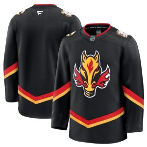 Calgary Flames Blank Black 2024-25 Alternate Stitched Jersey