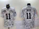 Green Bay Packers #11 Jayden Reed 2024 F.U.S.E. Arctic Camo Salute To Service Limited Stitched Jersey