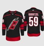 Carolina Hurricanes #59 Jake Guentzel Black Stitched Jersey