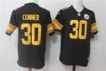 Pittsburgh Steelers #30 James Conner Black Stitched Limited Rush Nike Jersey