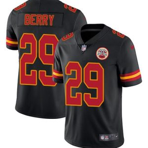Kansas City Chiefs #29 Eric Berry Limited Black Rush Vapor Untouchable Nike Jersey