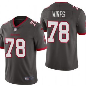 Tampa Bay Buccaneers #78 Tristan Wirfs 2020 Grey Vapor Untouchable Limited Stitched Jersey
