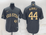 Houston Astros #44 Yordan Alvarez 2022 All-Star Charcoal Cool Base Stitched Jersey