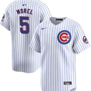 Chicago Cubs #5 Christopher Morel White 2024 Home Limited Stitched Jersey