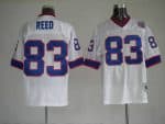 Mitchell Ness Bills #83 Andre Reed White Stitched Throwback Jersey