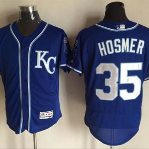 Royals #35 Eric Hosmer Royal Blue Flexbase Authentic Collection Stitched Jersey