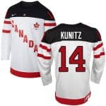 Olympic CA. #14 Chris Kunitz White 100th Anniversary Stitched Jersey