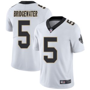 New Orleans Saints #5 Teddy Bridgewater White Vapor Untouchable Limited Stitched Jersey