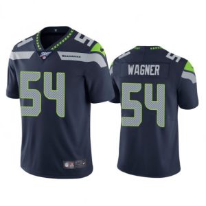 Seahawks #54 Bobby Wagner Steel Blue Stitched Limited 100th Season Jersey
