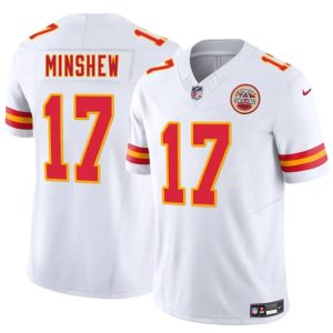 Kansas City Chiefs #17 Gardner Minshew White 2025 F.U.S.E. Vapor Untouchable Limited Football Stitched Jersey