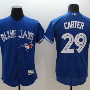 Blue Jays #29 Joe Carter Blue Flexbase Authentic Collection Stitched Jersey