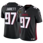 Atlanta Falcons #97 Grady Jarrett Black 2024 F.U.S.E With 4-Star C Patch Vapor Untouchable Limited Stitched Jersey