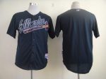 Braves Blank Blue Alternate Stitched Jersey