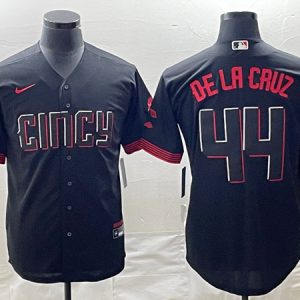 Cincinnati Reds #44 Elly De La Cruz 2023 City Connect Cool Base Stitched Jersey