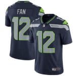 Seattle Seahawks #12 Fan Nike College Navy Vapor Untouchable Limited Stitched Jersey