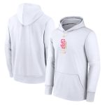 San Diego Padres White Collection City Connect Practice Performance Pullover Hoodie