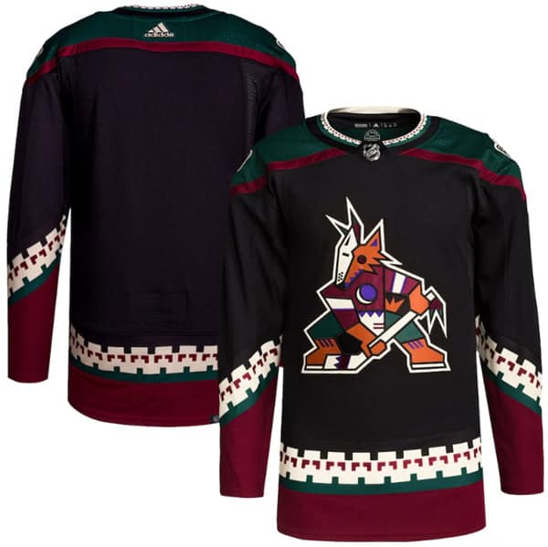 Arizona Coyotes Blank Black Stitched Jersey
