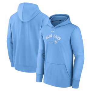 Toronto Blue Jays Powder Blue Collection Practice Performance Pullover Hoodie