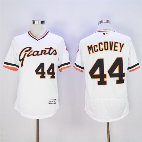 San Francisco Giants #44 Willie McCovey Throwback Flexbase Stitched Jersey