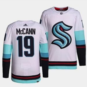 Seattle Kraken #19 Jared McCann White Stitched Jersey