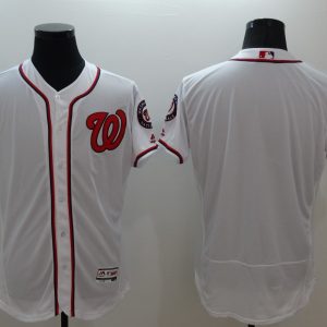Washington Nationals Majestic White Cool Base Stitched Jersey