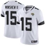 Jacksonville Jaguars #15 Gardner Minshew II White Vapor Untouchable Limited Stitched Jersey