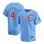 Chicago Cubs #4 Pete Crow-Armstrong Blue 2024 25 2nd Alternate Limited Stitched Jersey