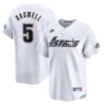 Houston Astros #5 Jeff Bagwell Cream Cooperstown Collection Limited Stitched Jersey