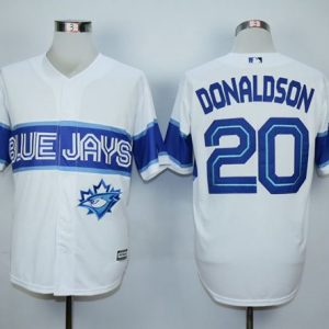 Blue Jays #20 Josh Donaldson White Exclusive New Cool Base Stitched Jersey