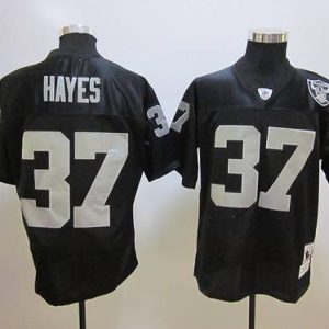 Mitchell And Ness Raiders #37 Lester Hayes Black Stitched Jersey