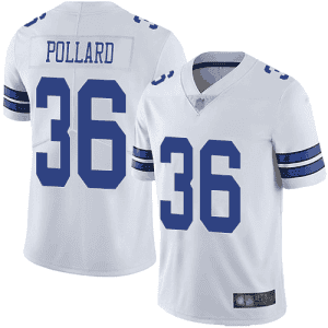 Dallas Cowboys #36 Tony Pollard White Vapor Untouchable Limited Stitched Jersey
