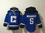 Indianapolis Colts #5 Anthony Richardson Blue Ageless Must-Have Lace-Up Pullover Hoodie
