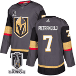 Vegas Golden Knights #7 Alex Pietrangelo Gray 2023 Stanley Cup Champions Stitched Jersey
