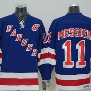 Rangers #11 Mark Messier Stitched Blue Jersey