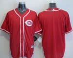 Reds Blank Red New Cool Base Stitched Jersey