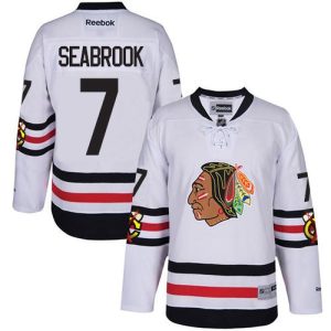 Blackhawks #7 Brent Seabrook White 2017 Winter Classic Stitched Jersey