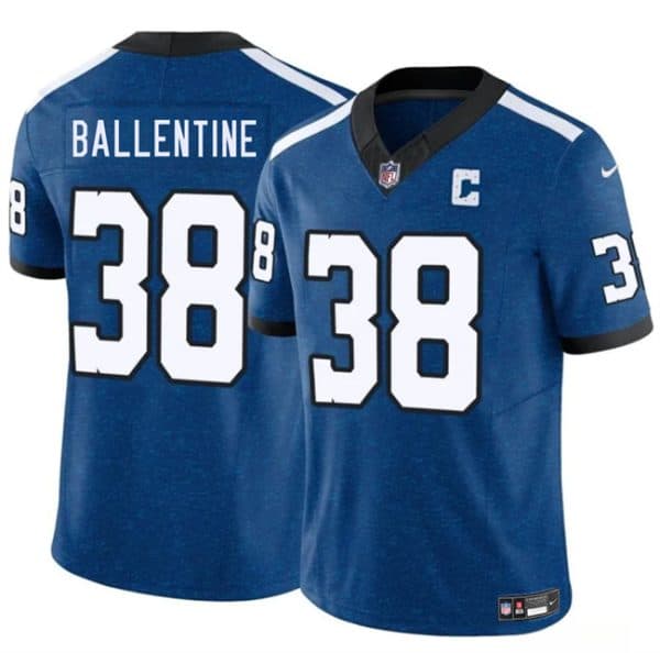 Indianapolis Colts #38 Corey Ballentine Blue 2025 F.U.S.E. Throwback Vapor Limited Stitched Jersey